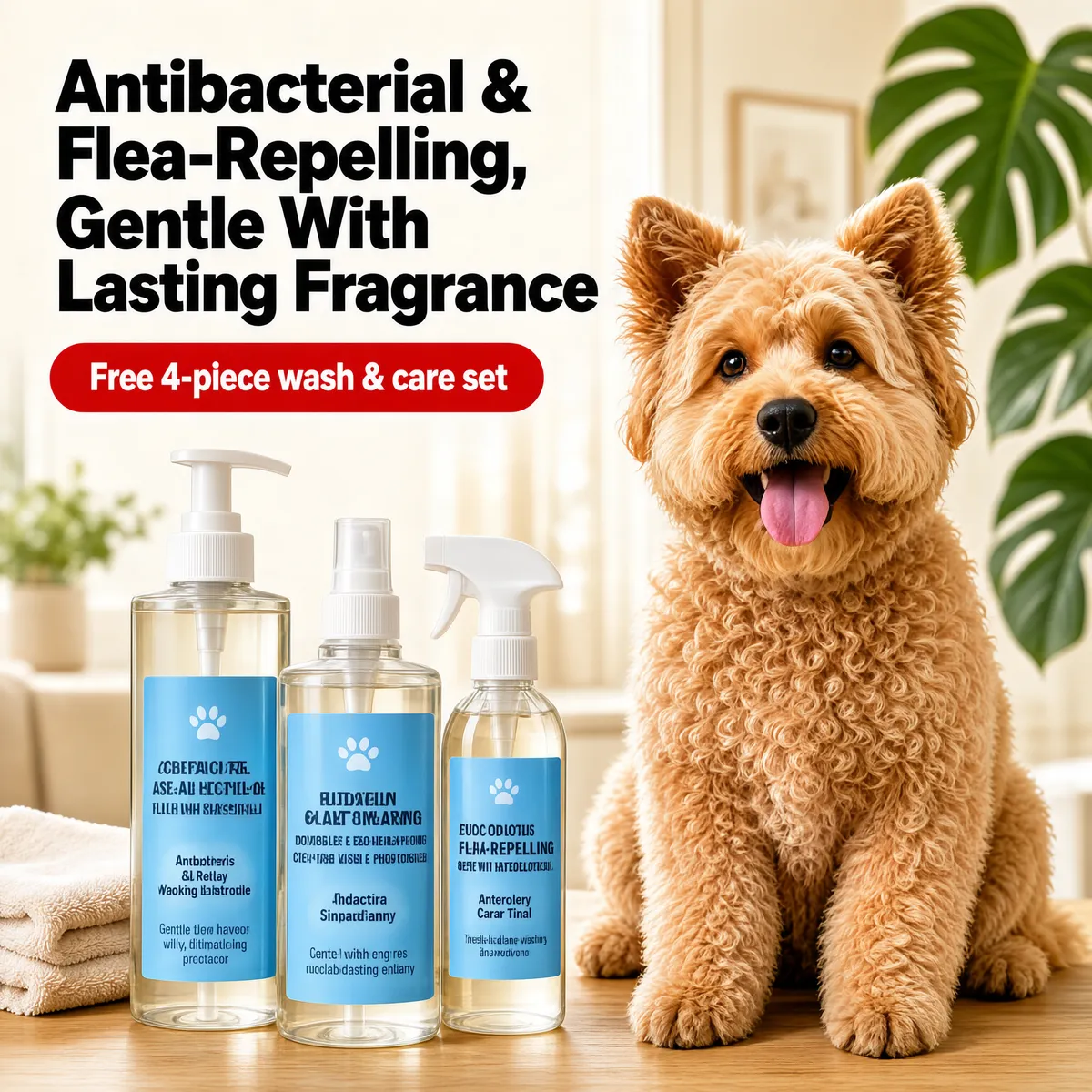 Antibacterial Pet Care Product Showcase