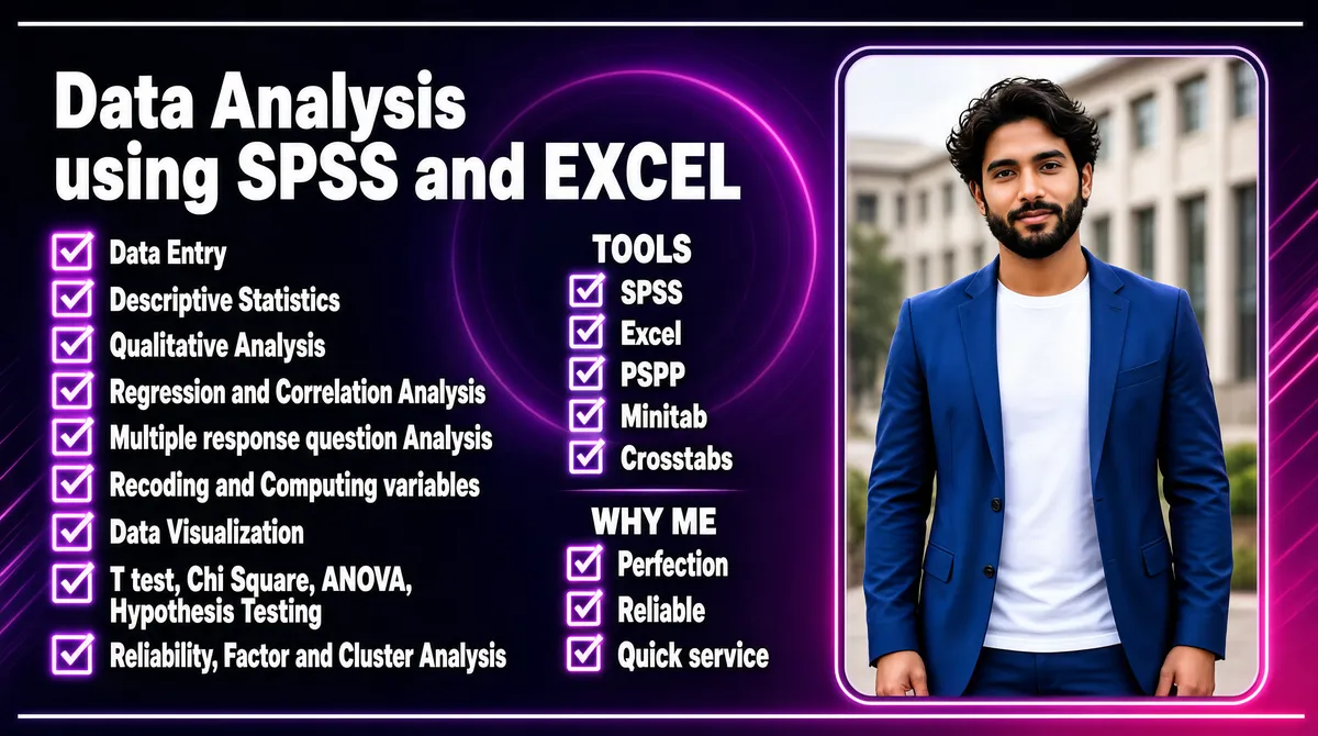 Professional Data Analysis SPSS Excel Services