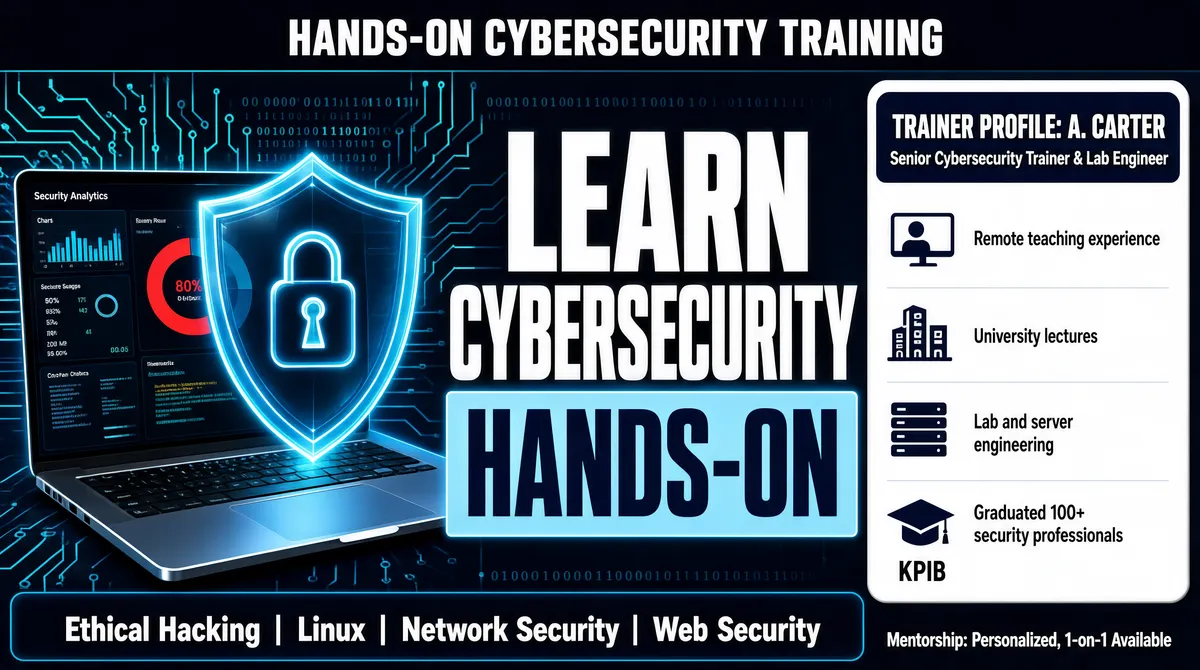 Hands-On Cybersecurity Training Gig Cover