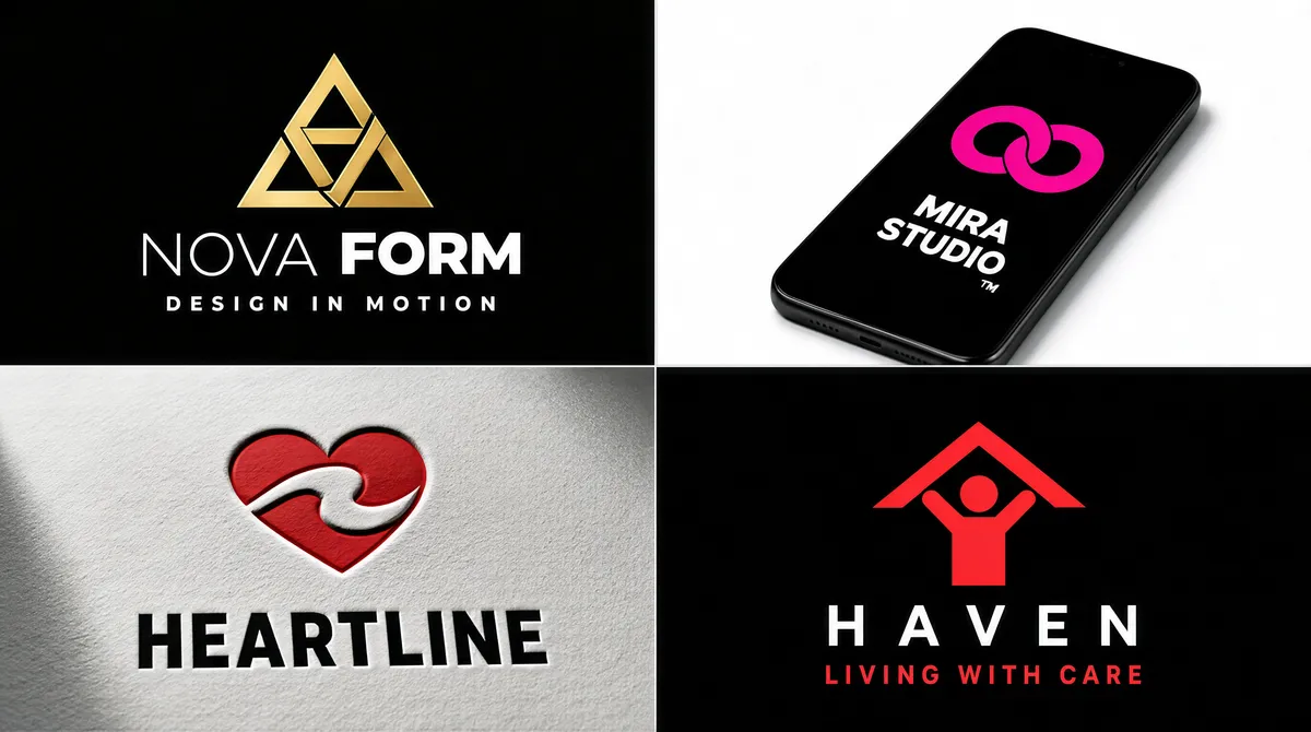 Logo Mockup Grid Gig Cover