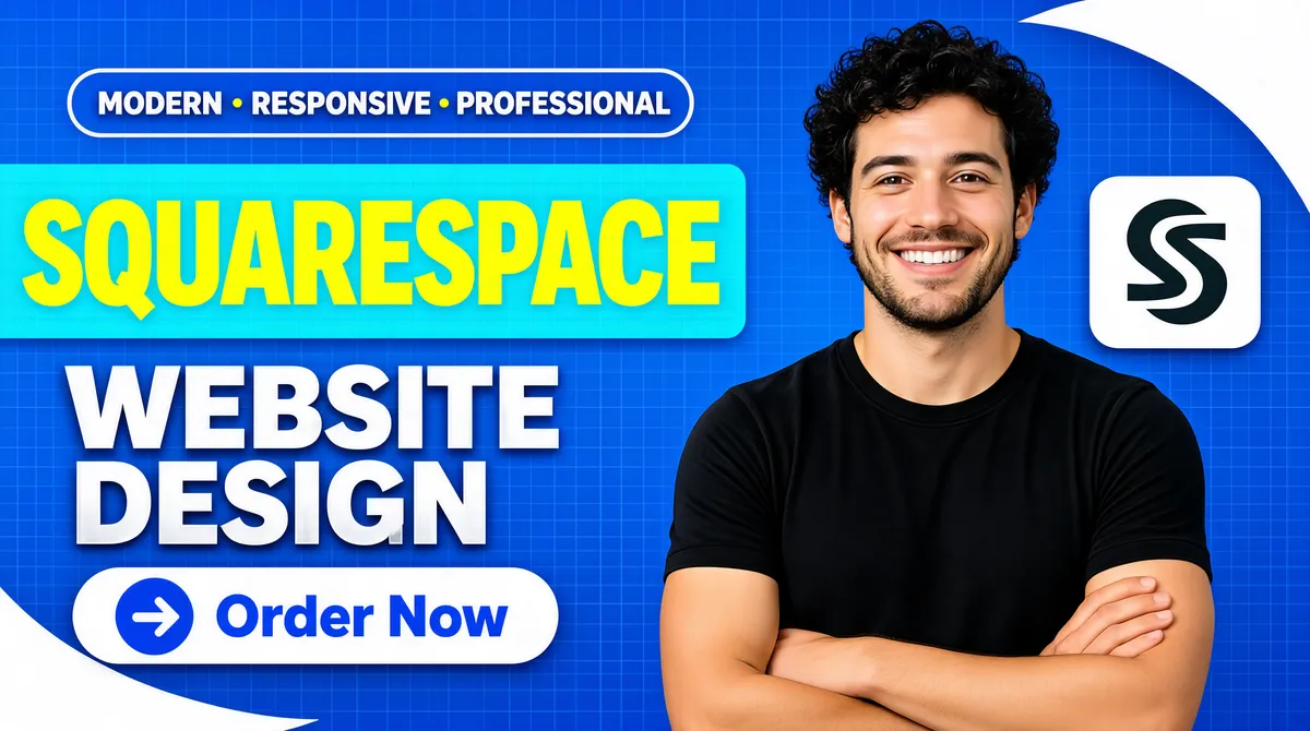 Professional Squarespace Website Design Gig Banner