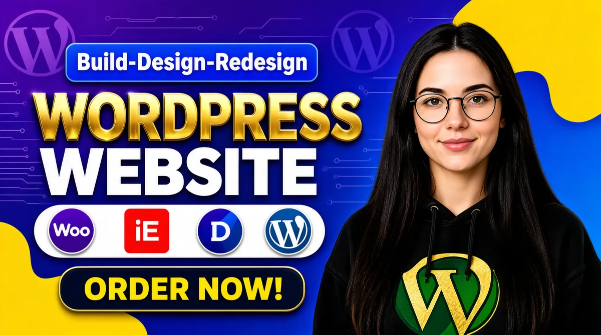 Professional WordPress Website Design Service Banner