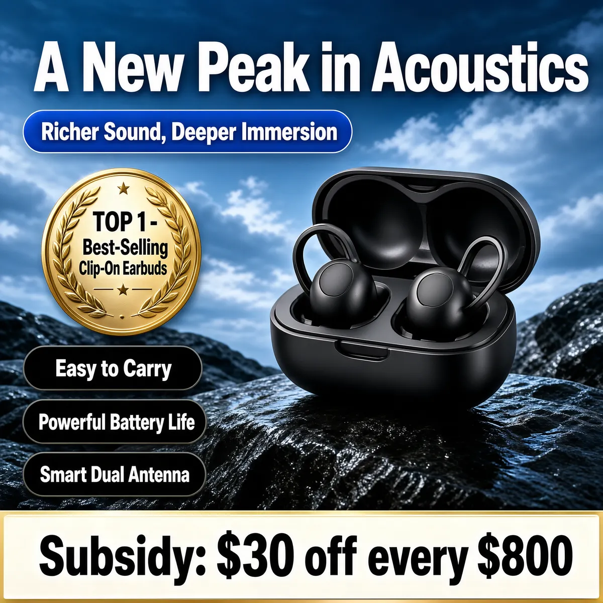 A New Peak in Acoustics Earbuds