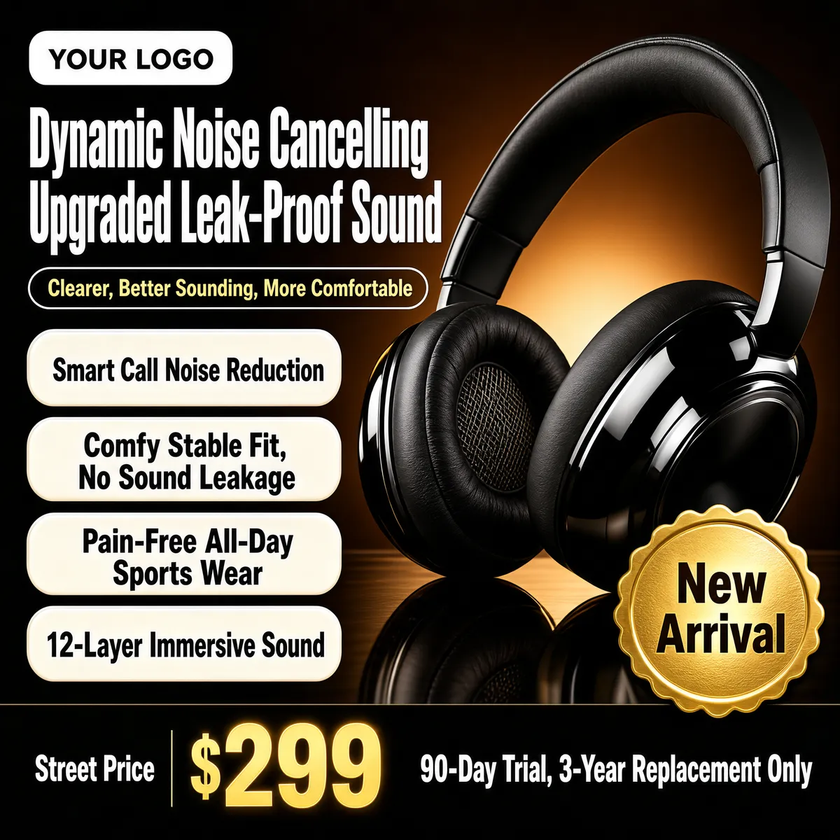 Premium Wireless Headphones Product Shot