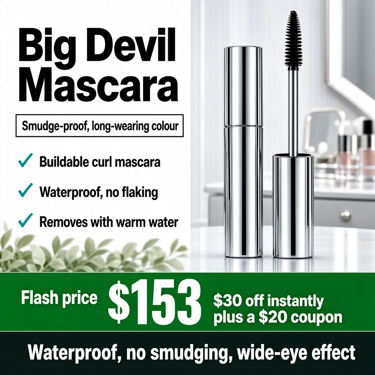 Big Devil Mascara Promo Shot