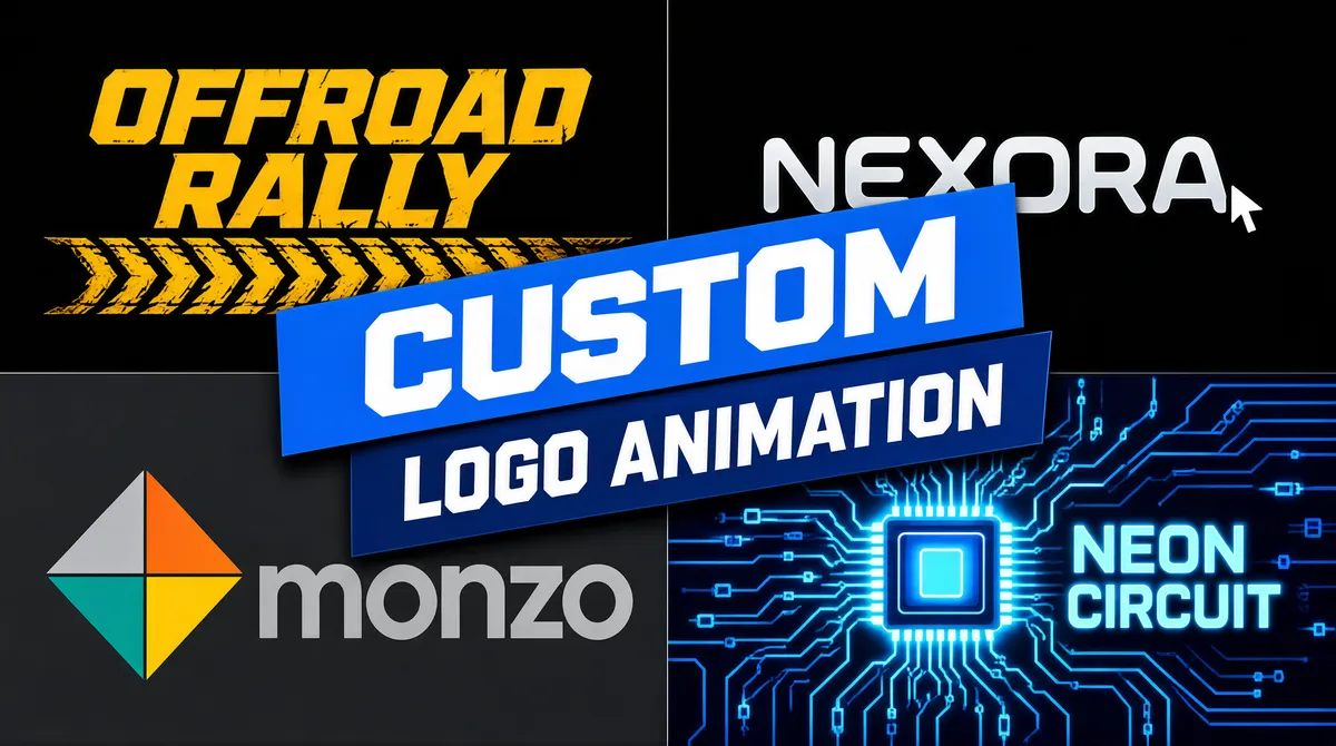 Custom Logo Animation Mockup Gig Cover