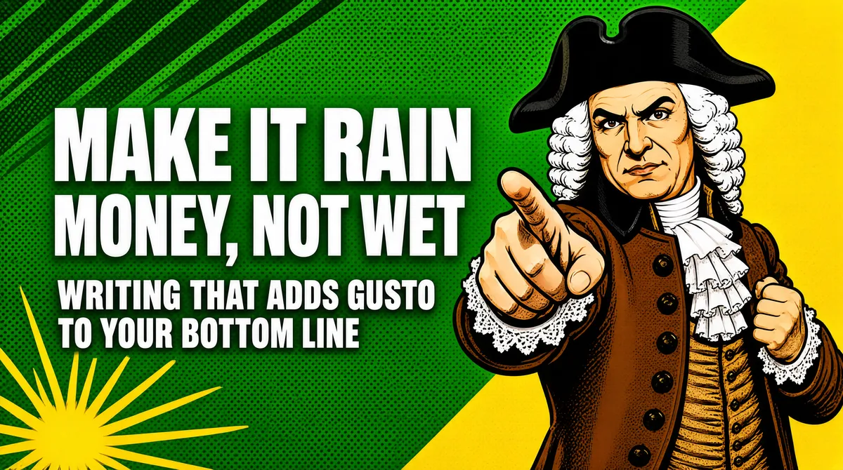 Make It Rain Money Not Wet Gig Cover