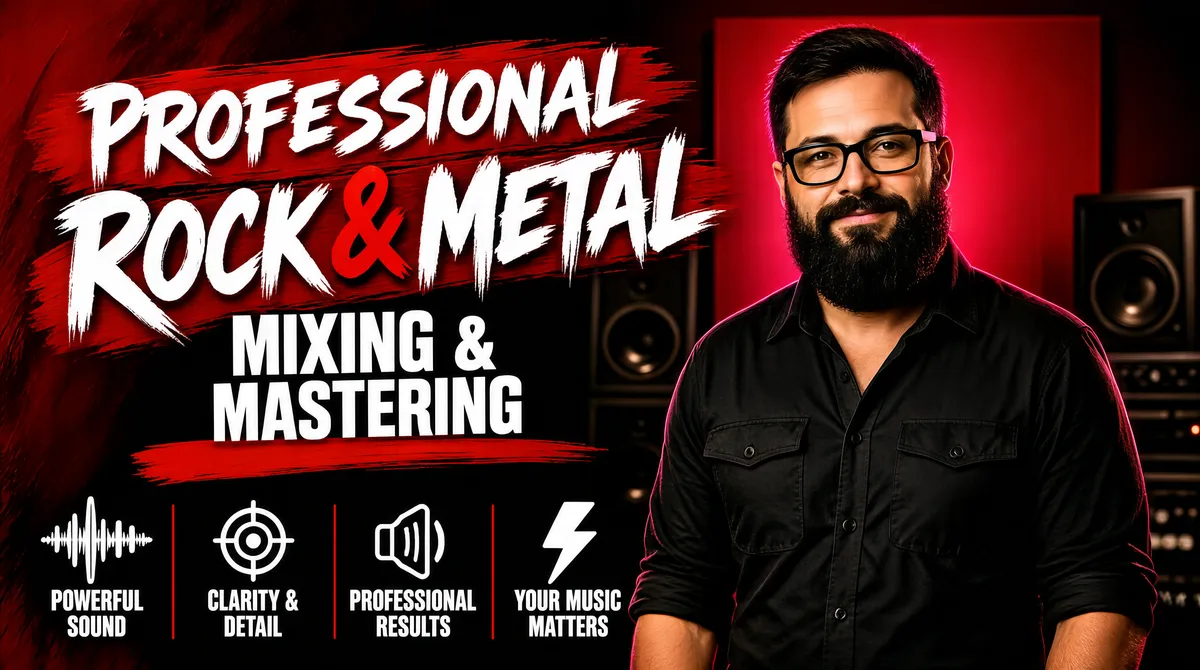 Rock & Metal Mixing Mastering Gig Cover