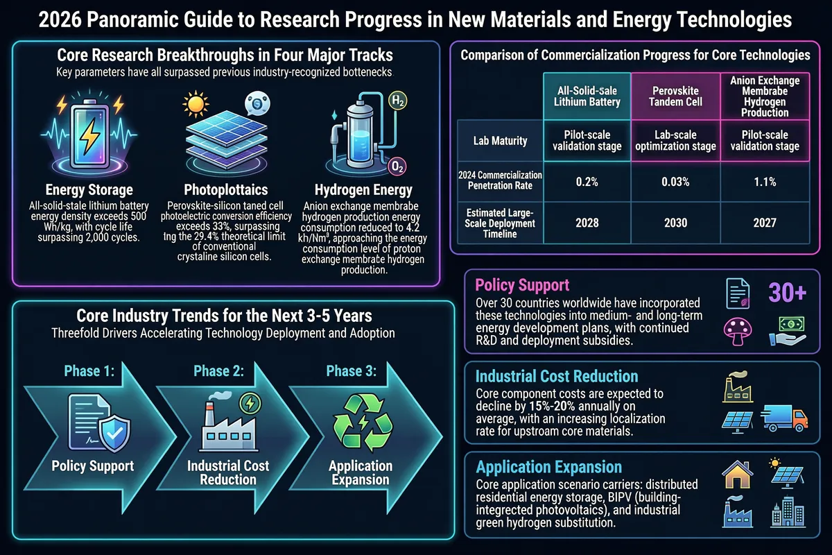 2026 New Materials and Energy Research Guide