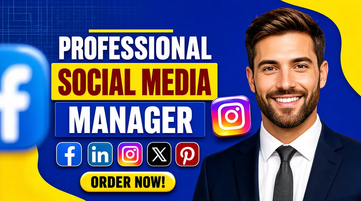 Professional Social Media Manager Gig Cover