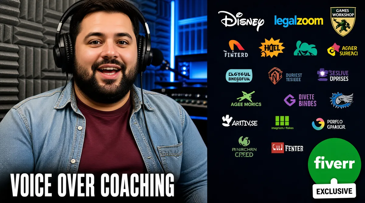Voice Over Coaching Professional Studio Gig Cover