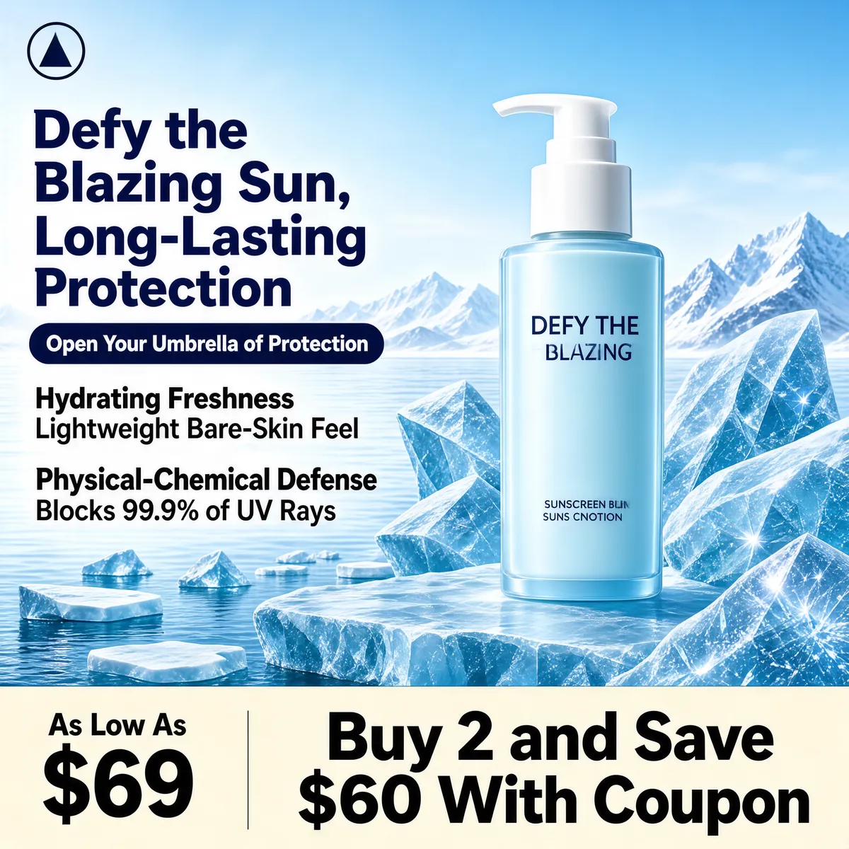 Glacial Sunscreen Protection Promo