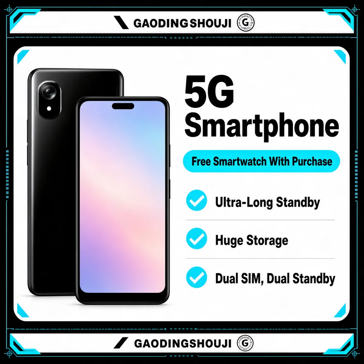 5G Smartphone E-Commerce Product Main Image
