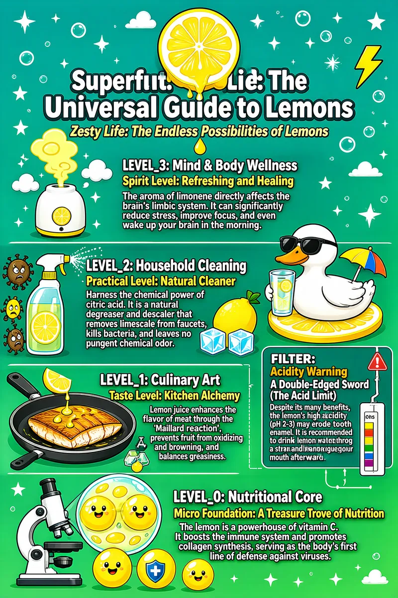 Superfruit Guide to Lemons Infographic