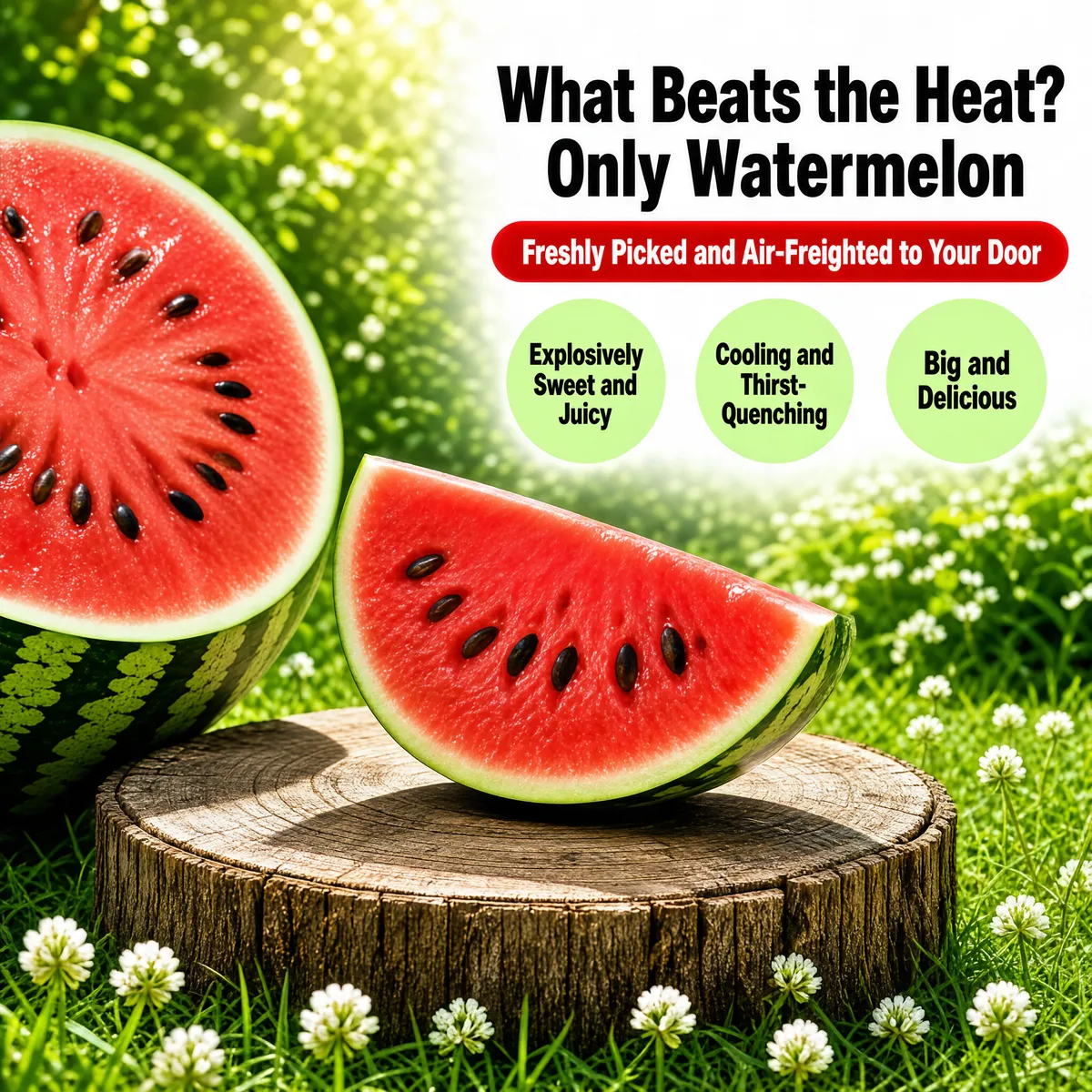 Refreshing Summer Watermelon E-Commerce Product