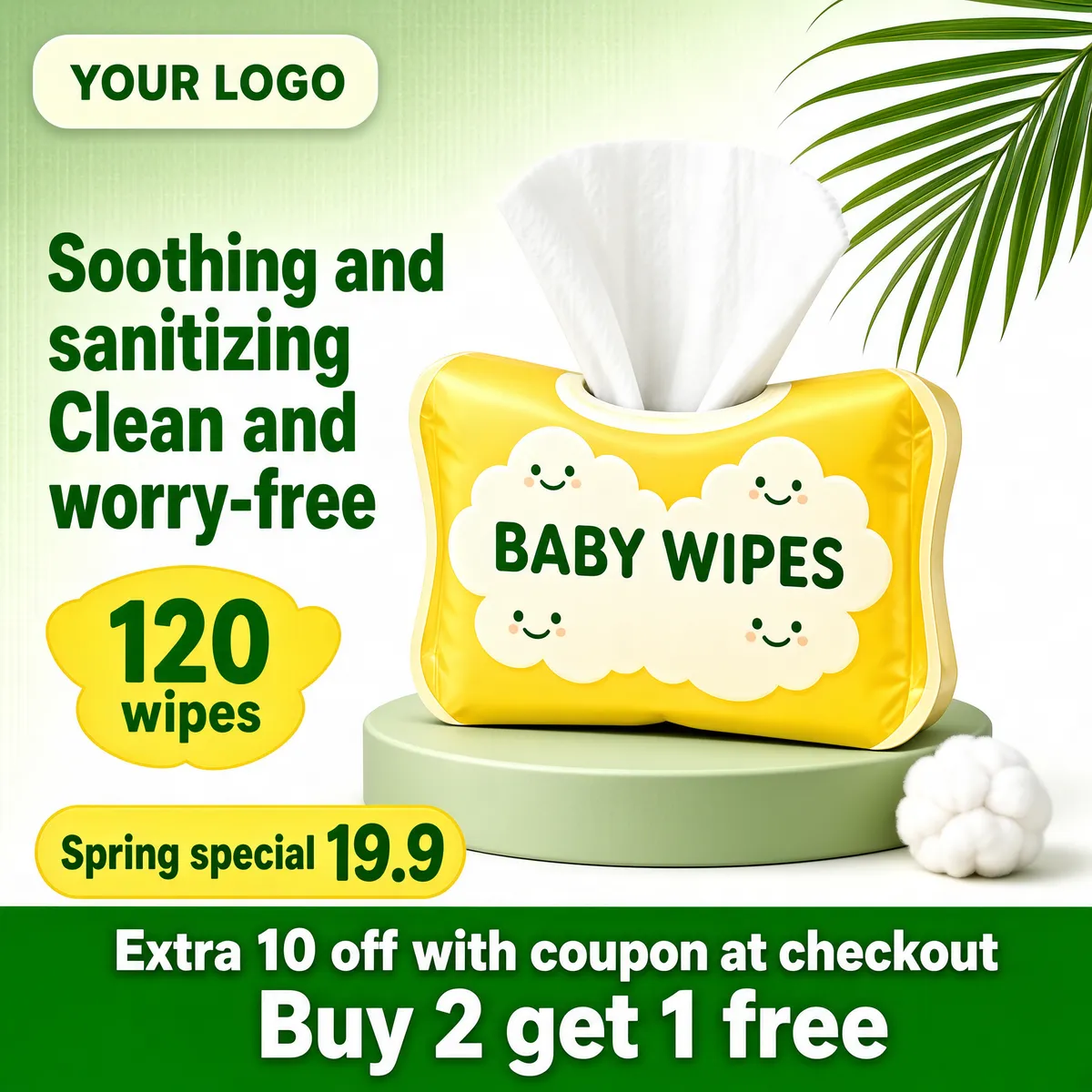 Baby Wipes Spring Sale Product Image