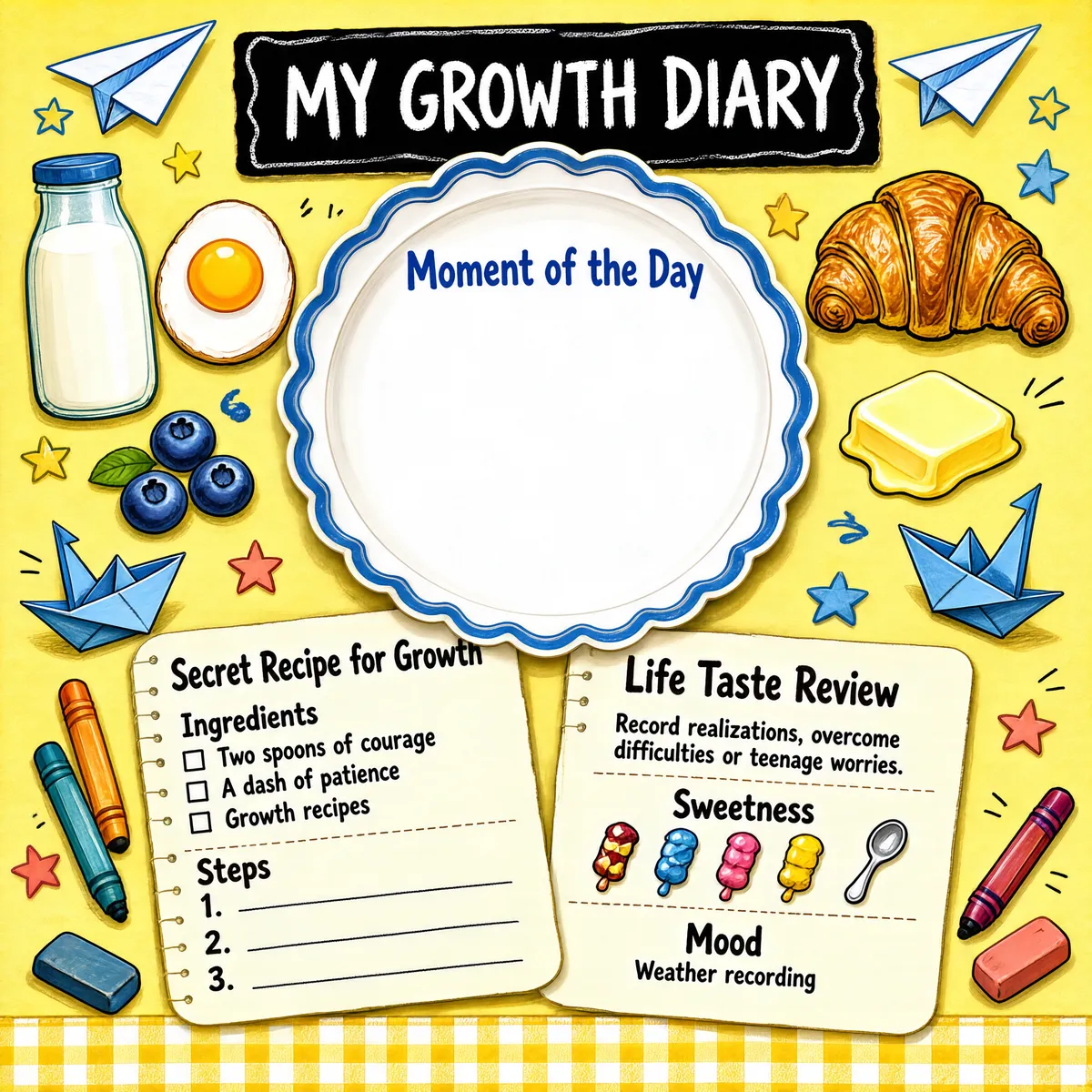My Growth Diary Morning Reflection Journal