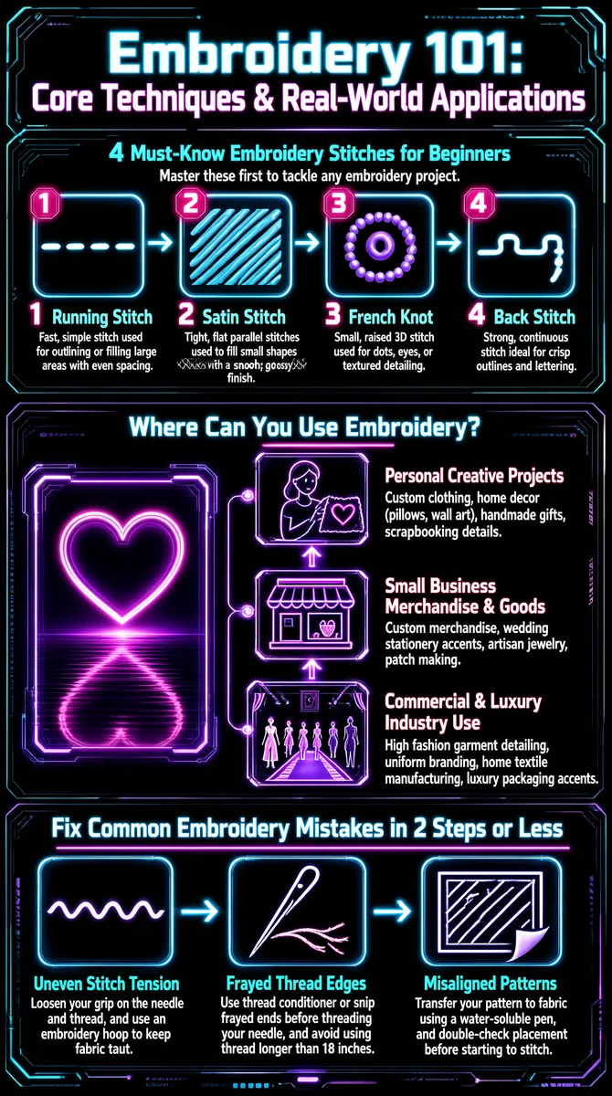 Cyberpunk Embroidery Techniques Guide