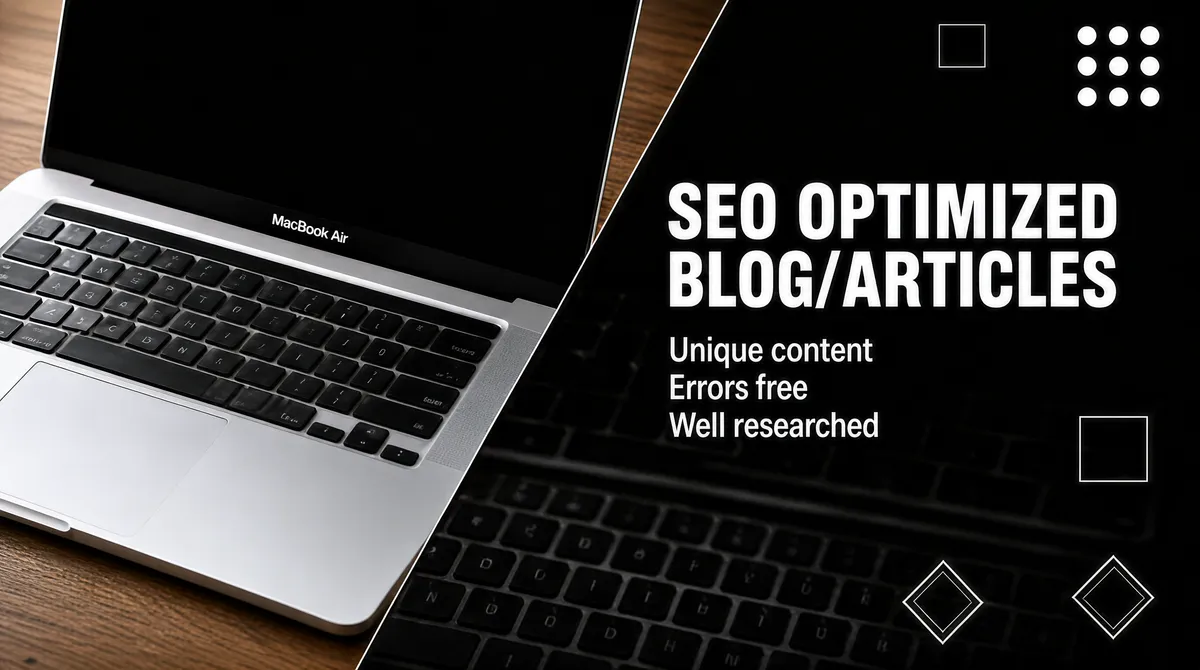 SEO Optimized Blog Articles Gig Cover