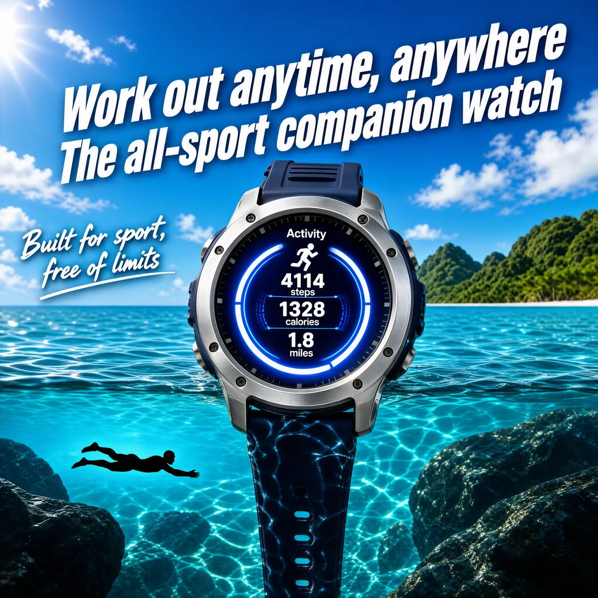 Work Out Anytime Anywhere Sports Watch