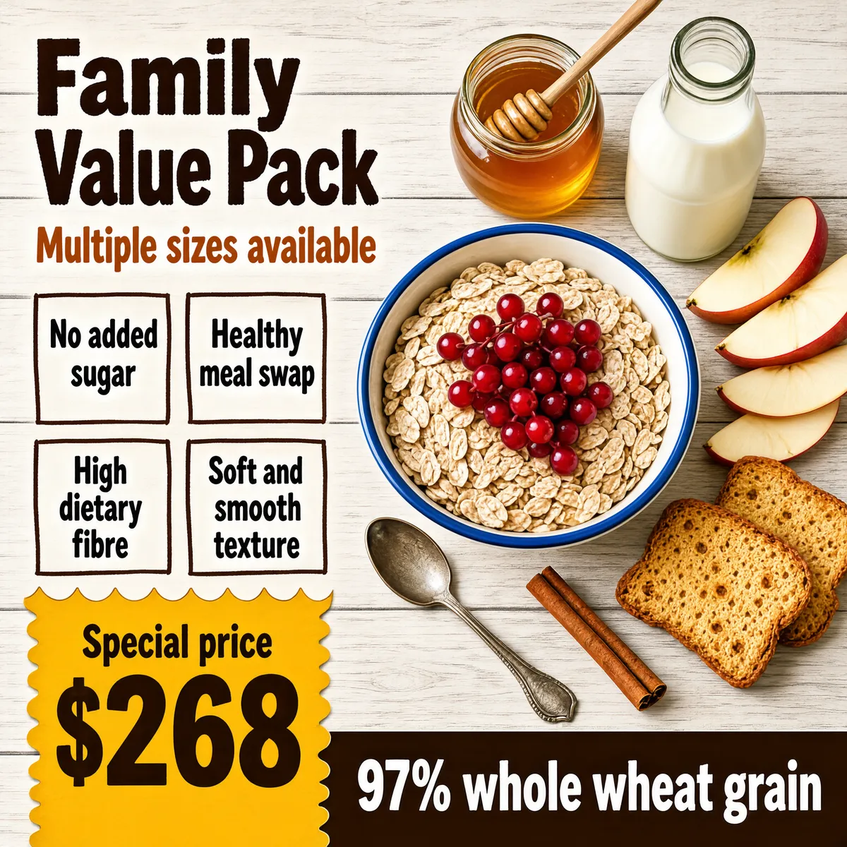 Family Value Pack Oats Product Image