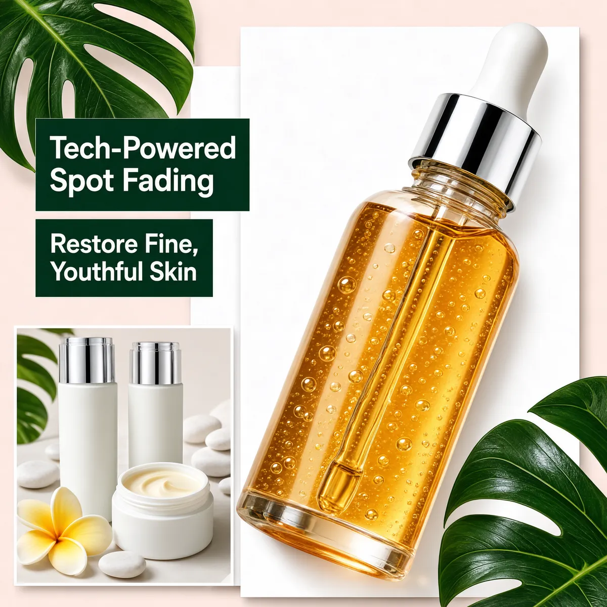 Amber Gold Serum Product Display