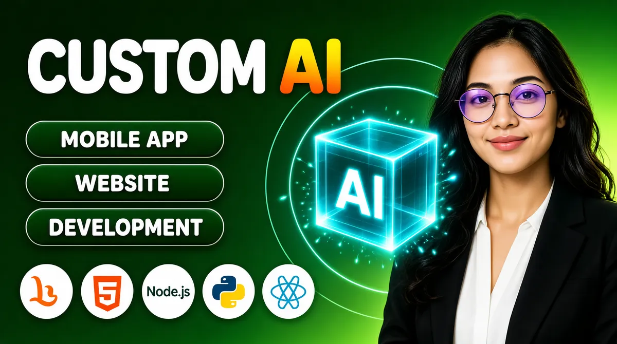 Custom AI Development Services Gig Cover