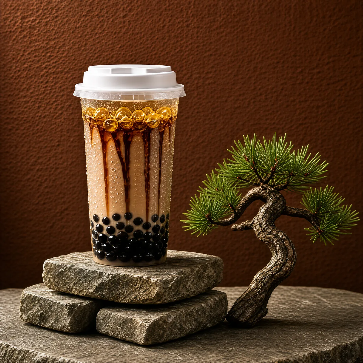 Artisanal Bubble Tea Oriental Still Life