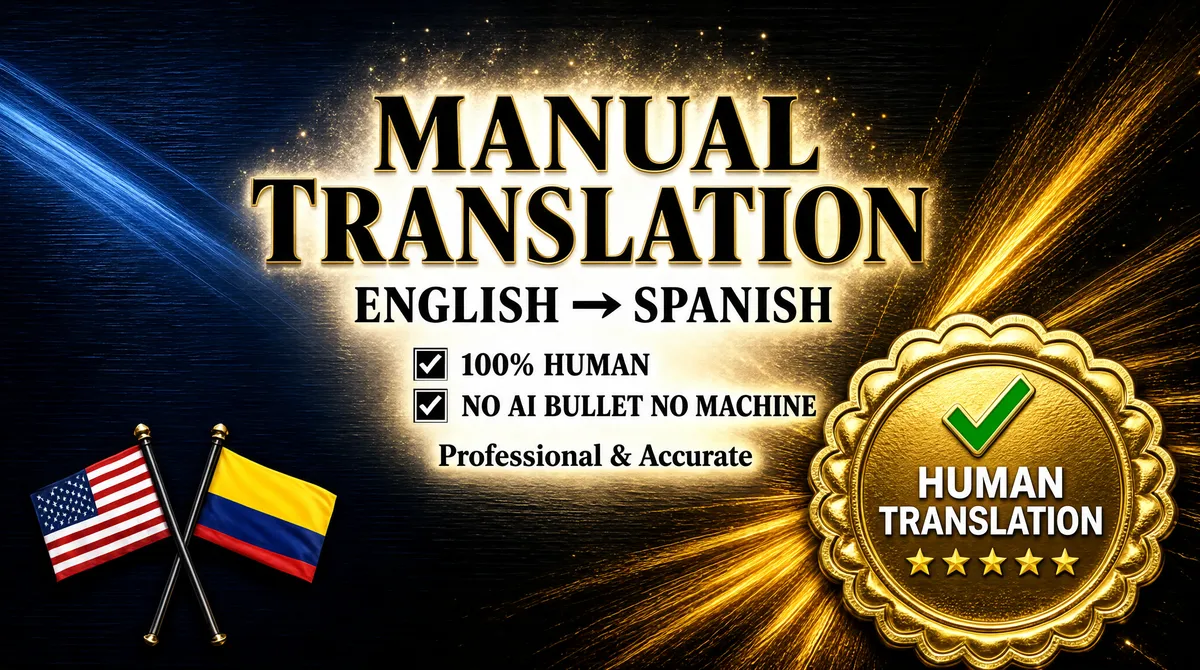 Professional Certified Manual Translation Service