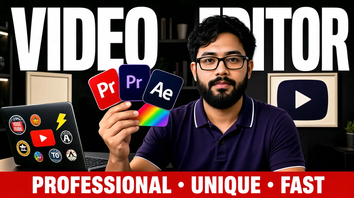 Professional Video Editor Gig Cover