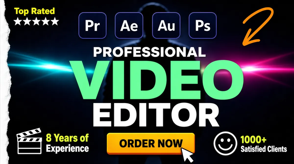 Professional Video Editor Gig Cover
