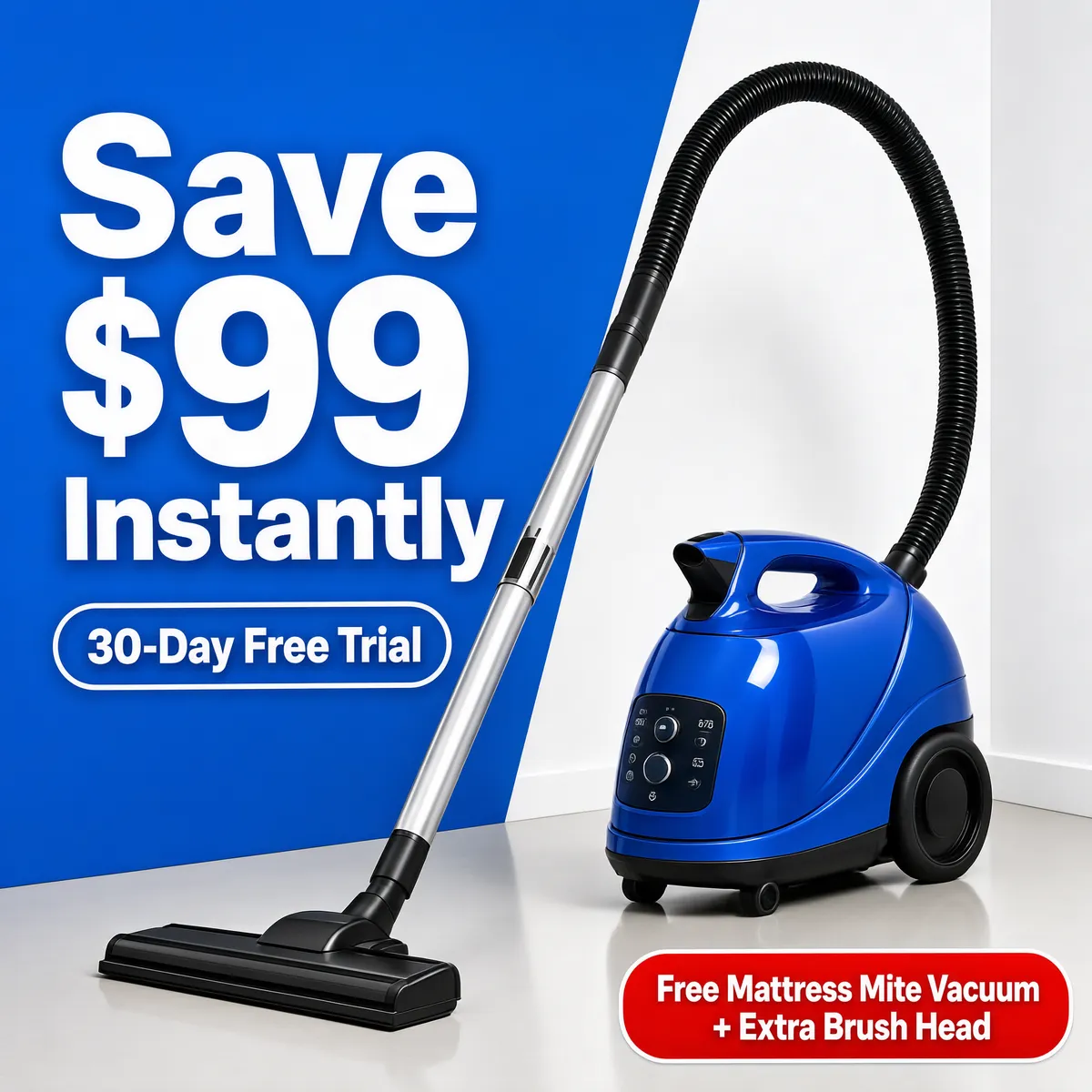 Save $99 Instantly on Premium Vacuum Cleaner