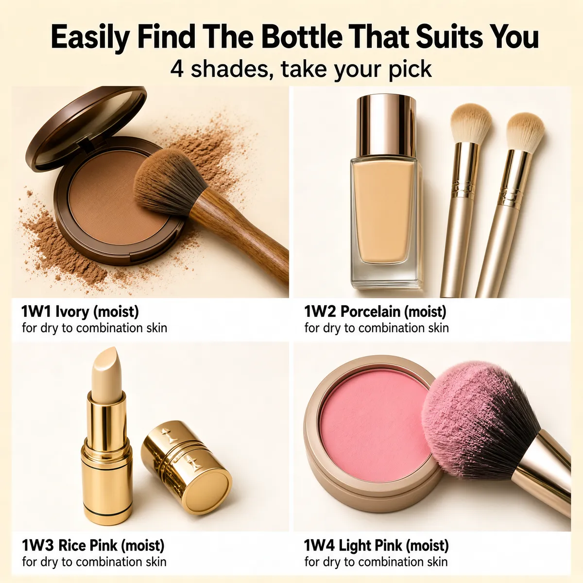 Cosmetics Shade Guide