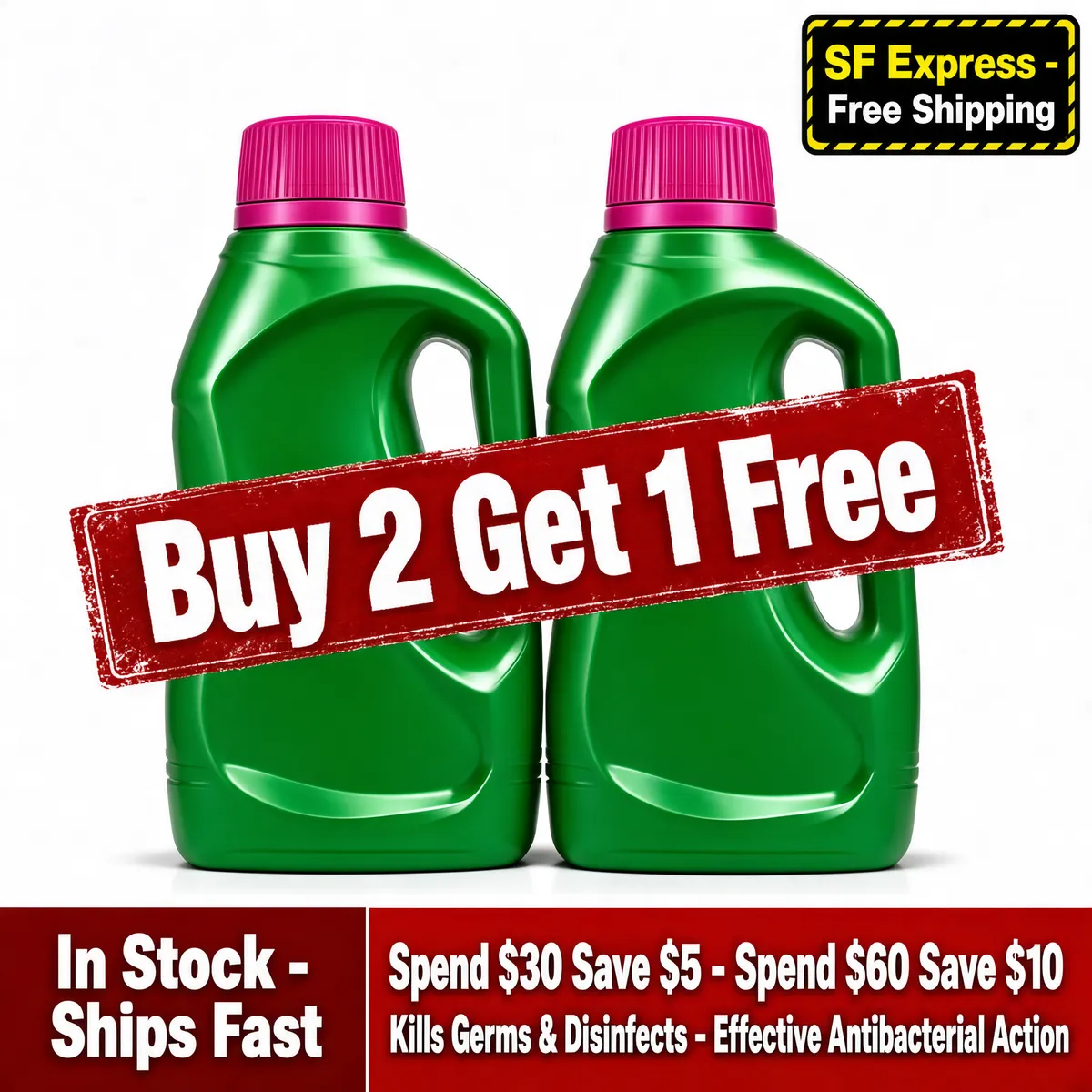 Buy 2 Get 1 Free Household Cleaner Deal