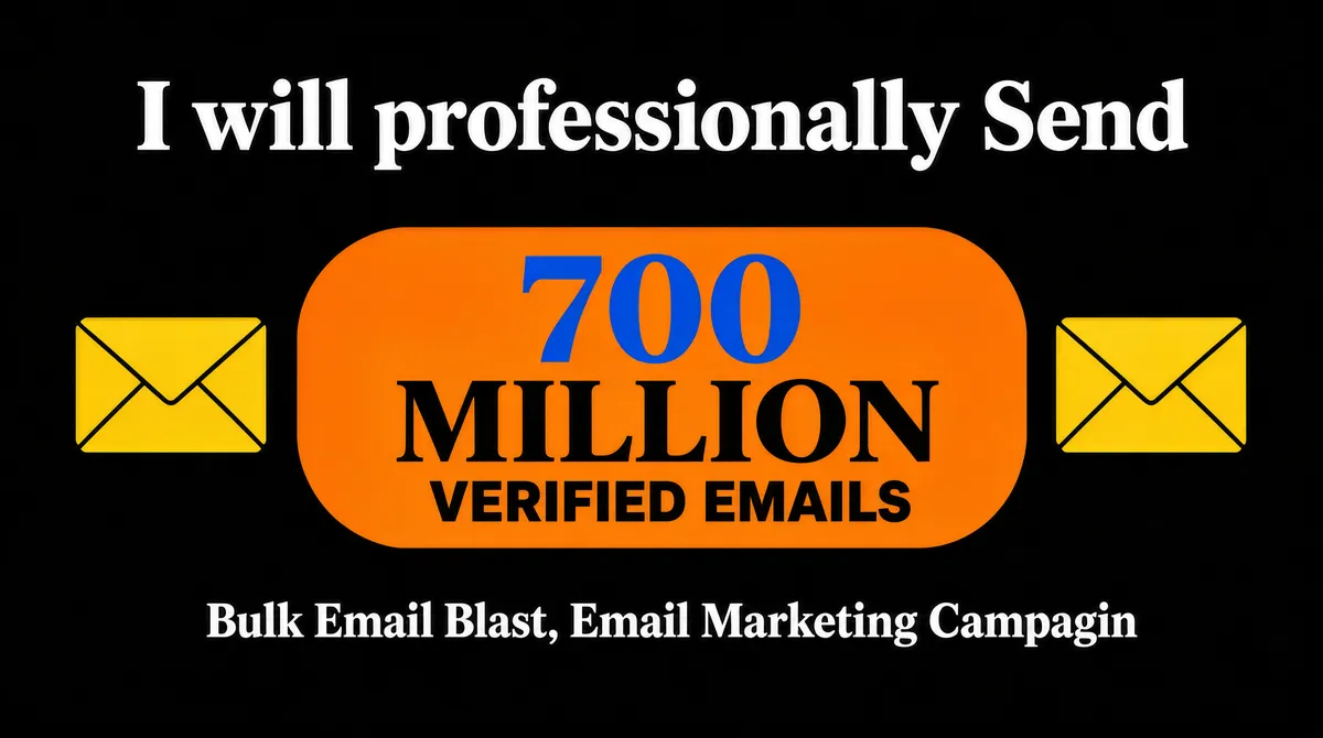 Bulk Email Marketing Gig Cover
