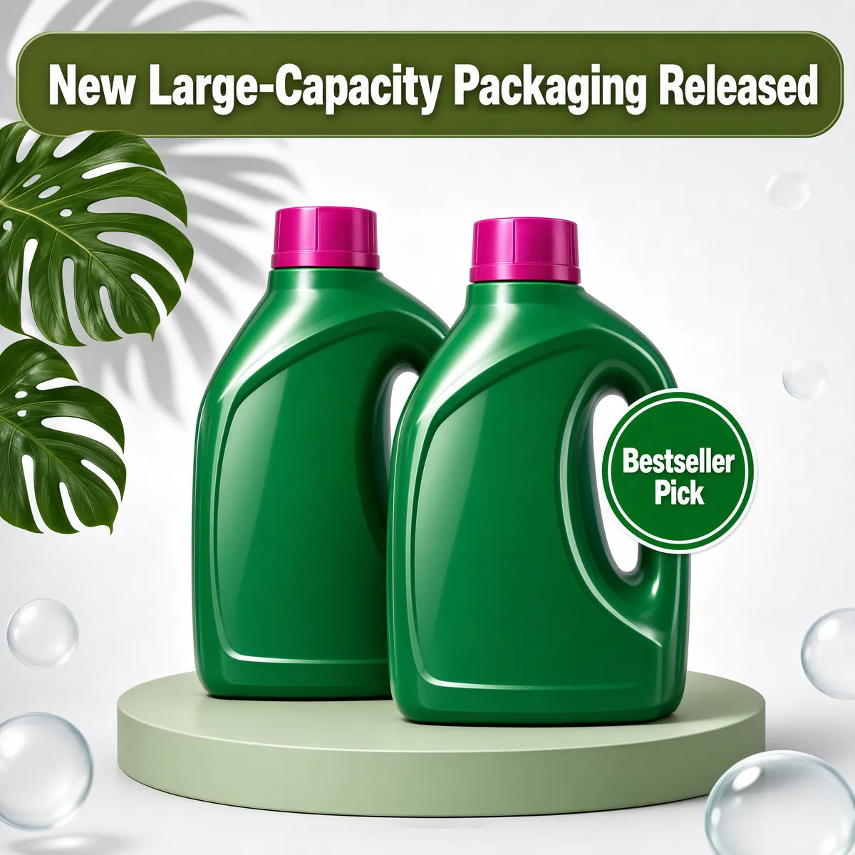 New Large-Capacity Detergent Jugs Released