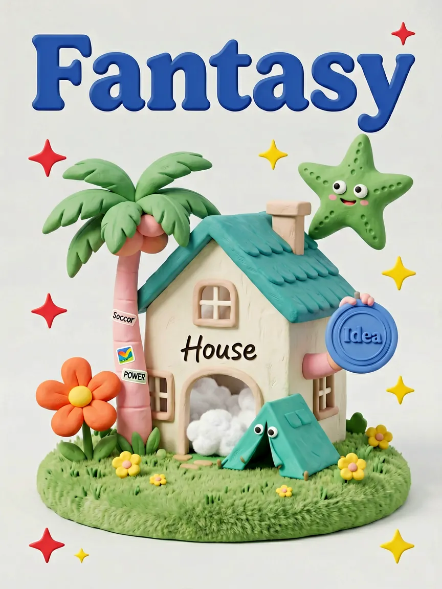 Fantasy House Creative Event Poster
