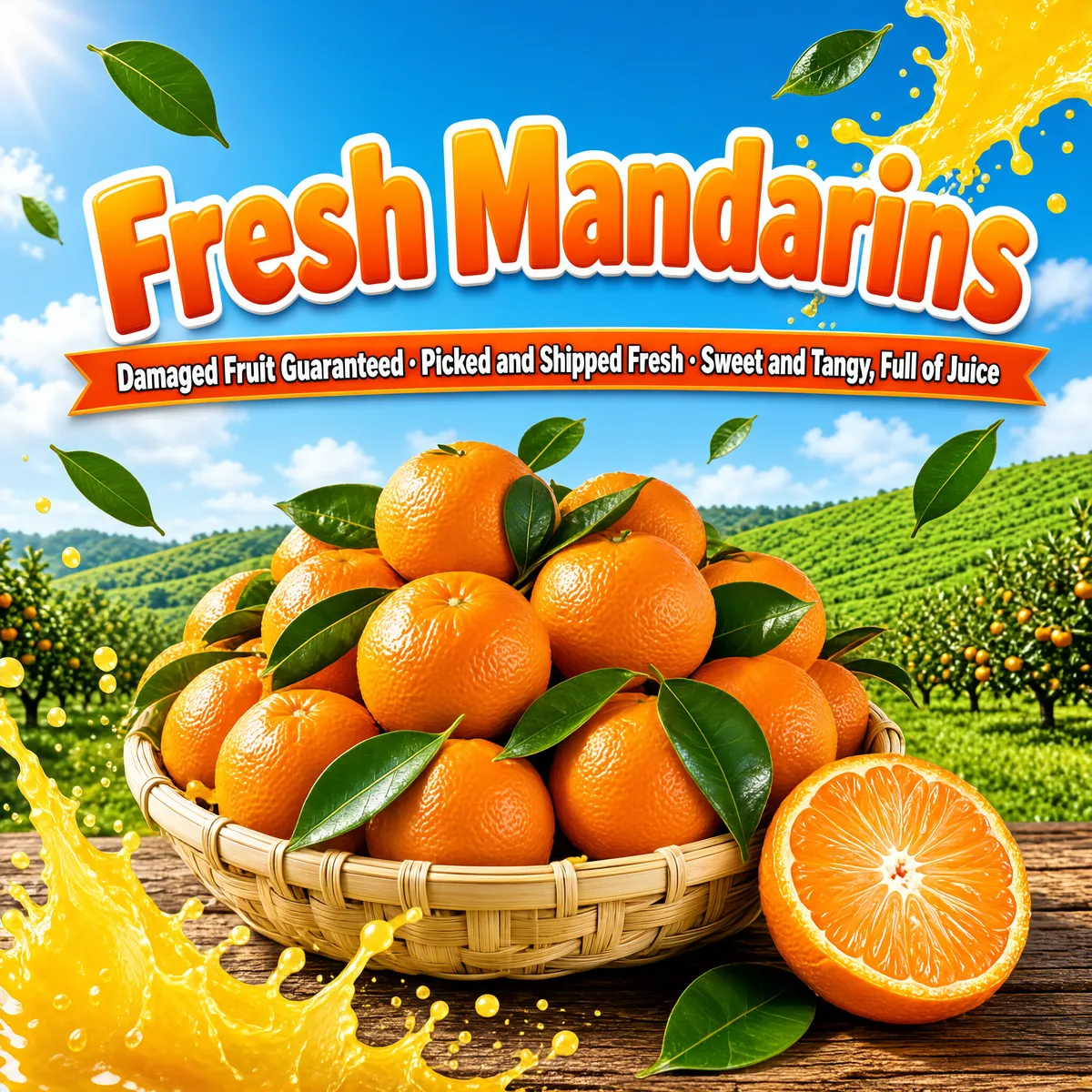 Fresh Mandarins Juicy Harvest