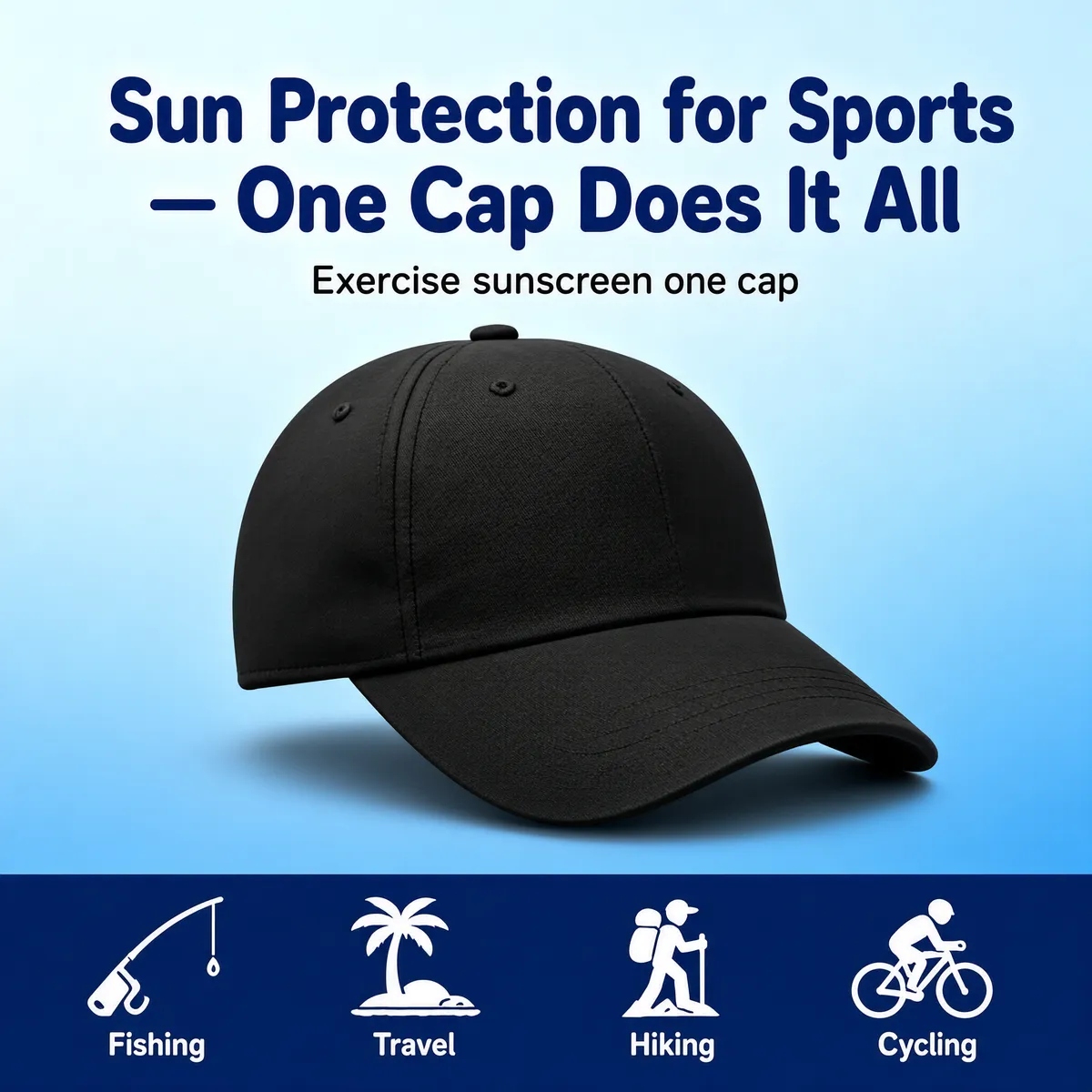 All-Weather Sports Sun Protection Cap