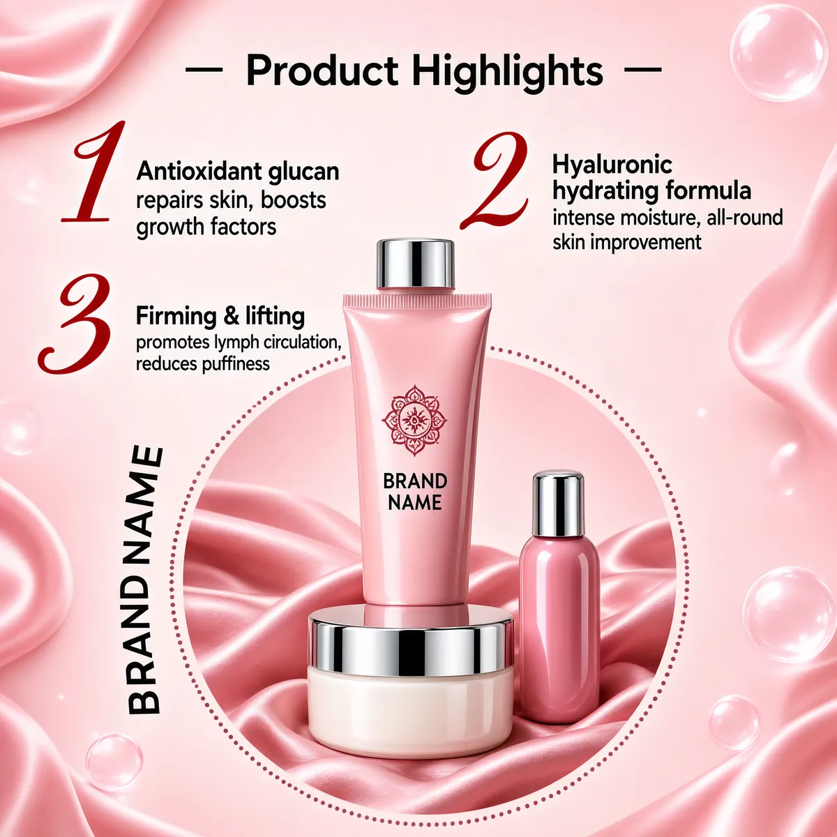 Luxurious Pink Skincare Set with Benefits