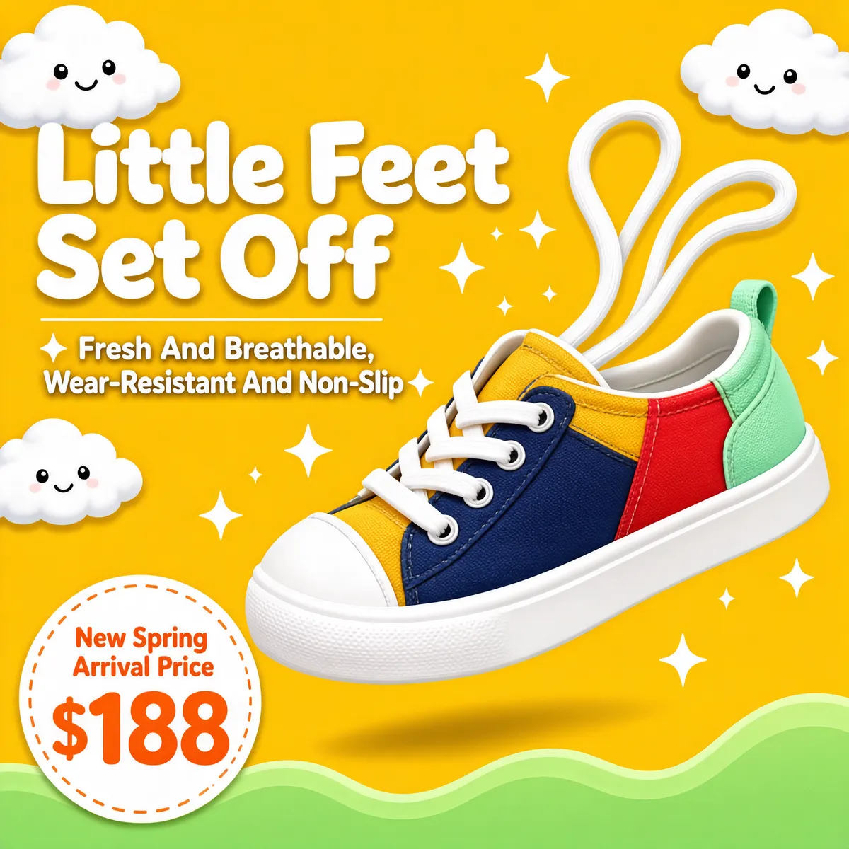 Little Feet Spring Sneakers