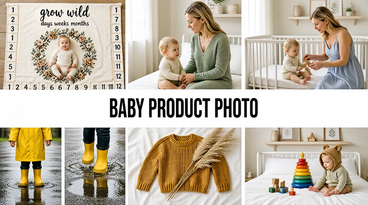 Nursery Lifestyle Photo Collage Gig Cover