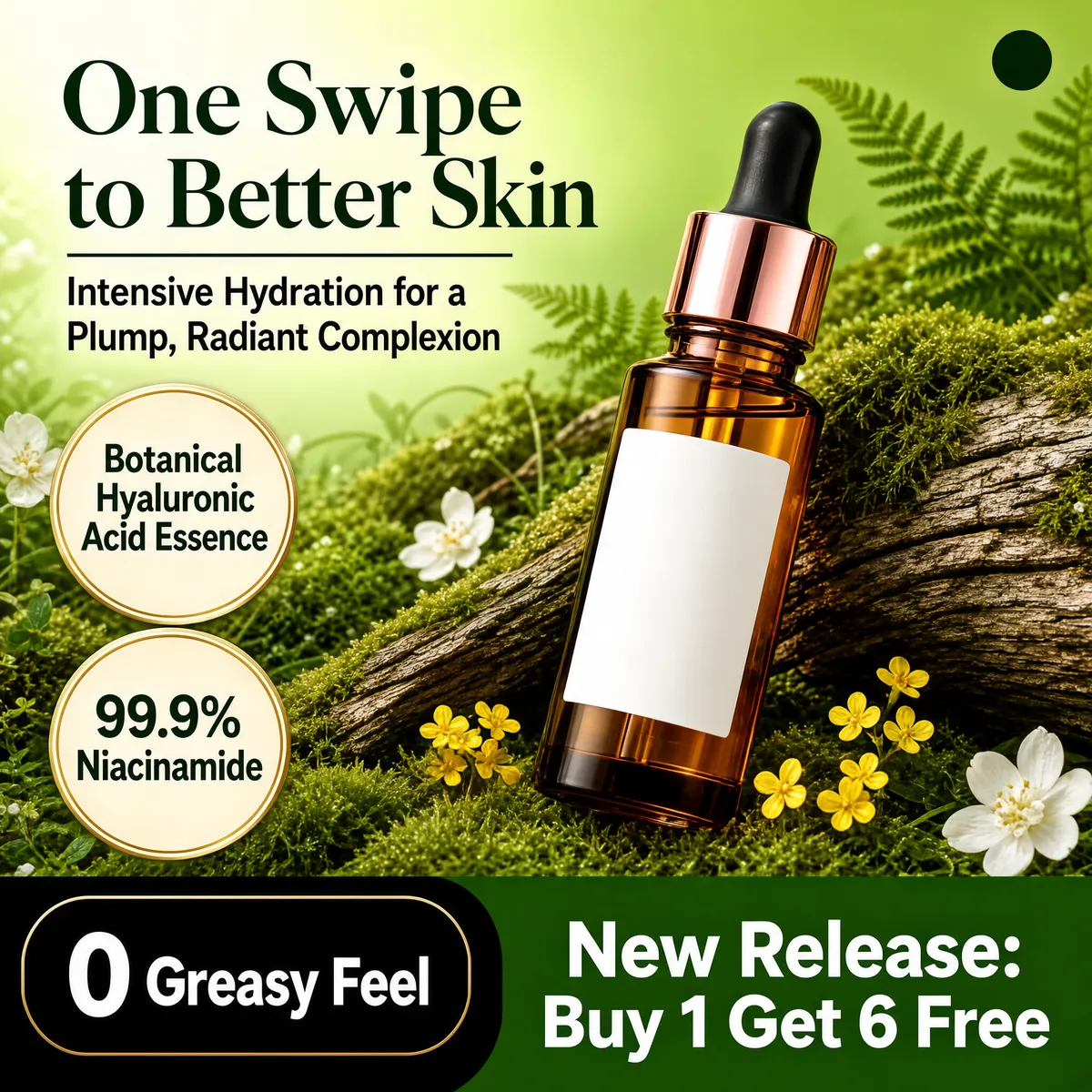Botanical Serum E-Commerce Product Shot