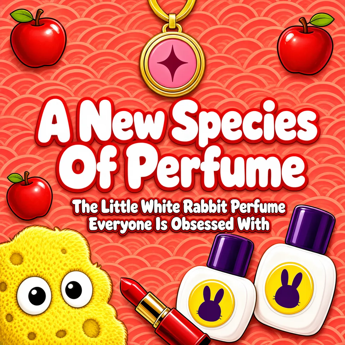 Cute Cartoon Perfume Launch Poster