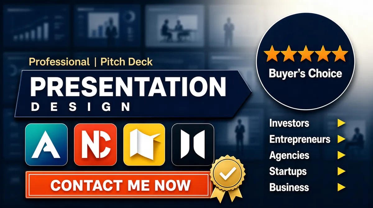 Professional Pitch Deck Presentation Design