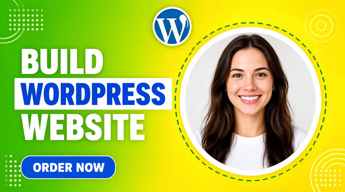 Professional WordPress Website Design Gig Cover