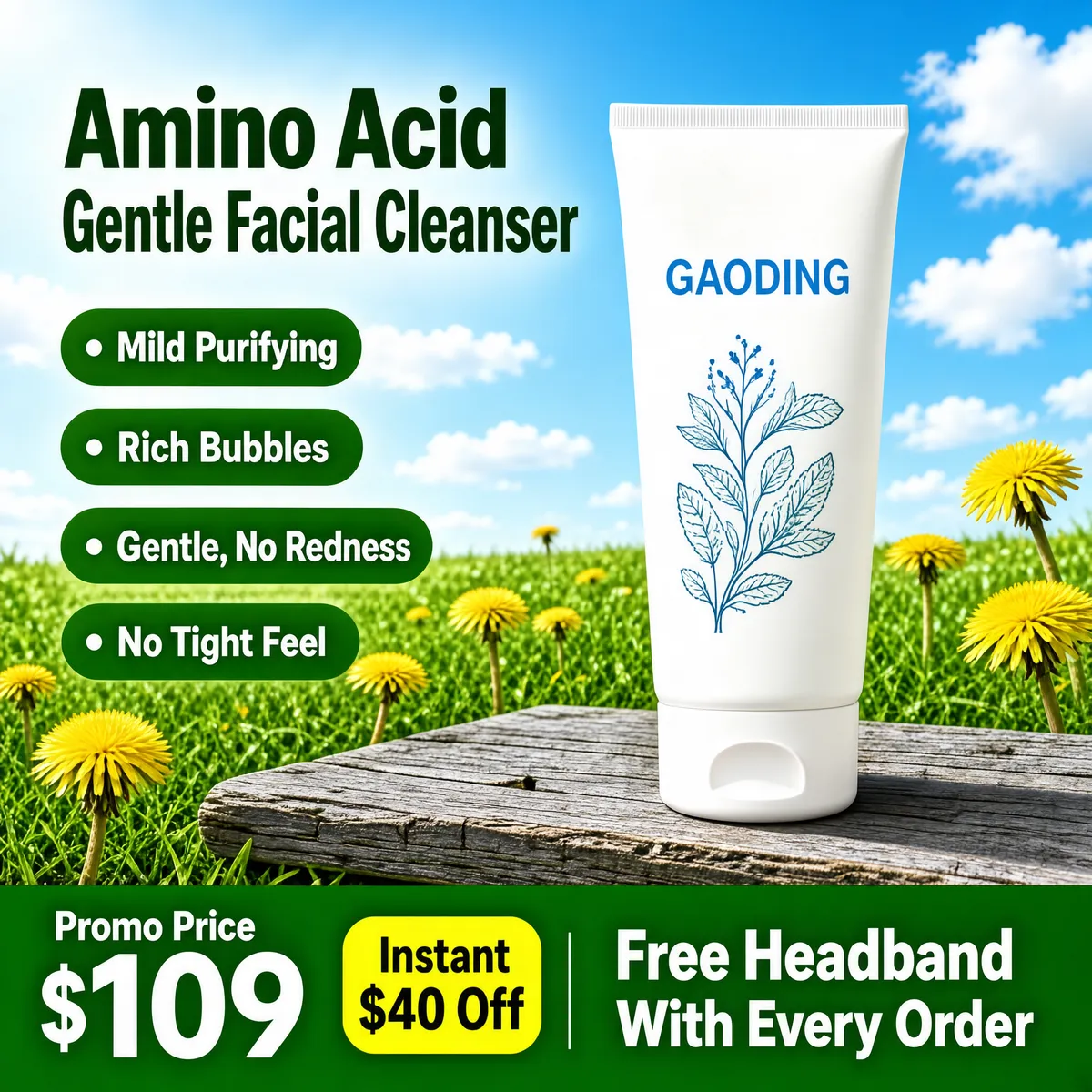 Fresh Botanical Facial Cleanser Meadow Product Shot