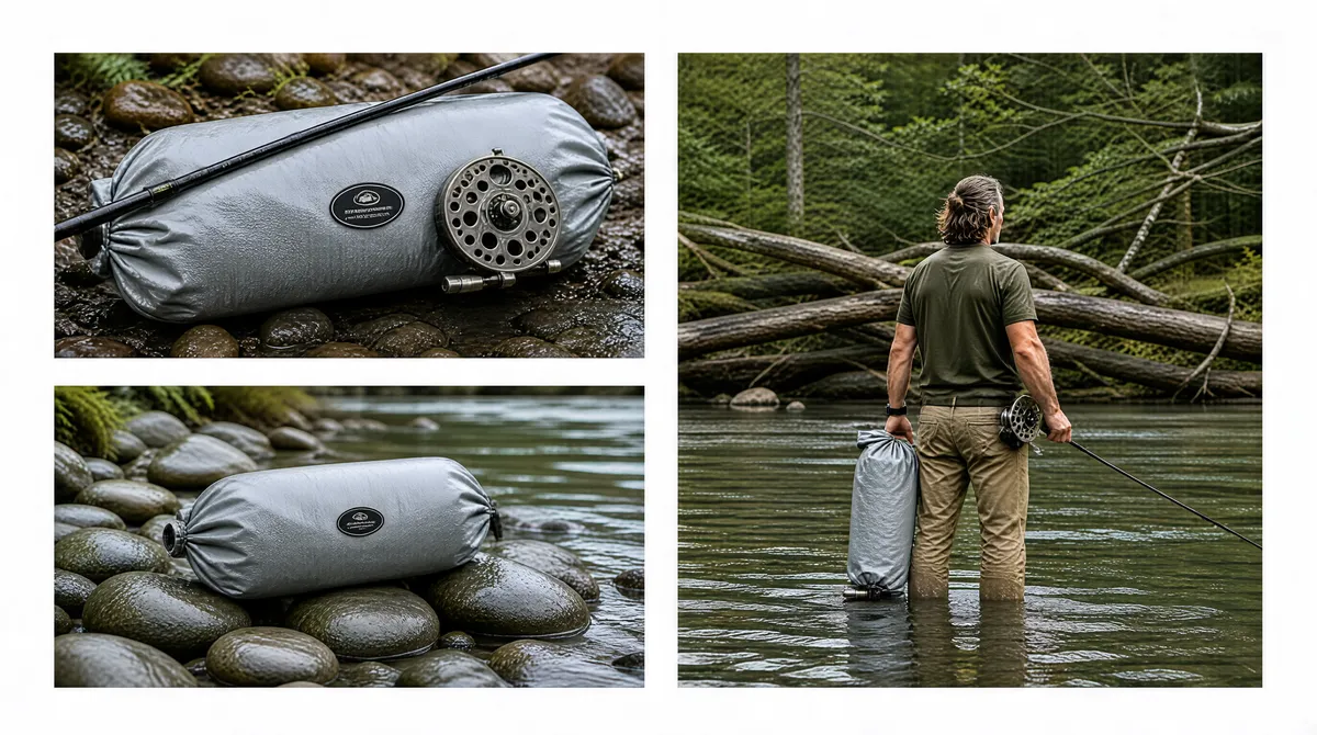 Fly Fishing River Adventure Collage