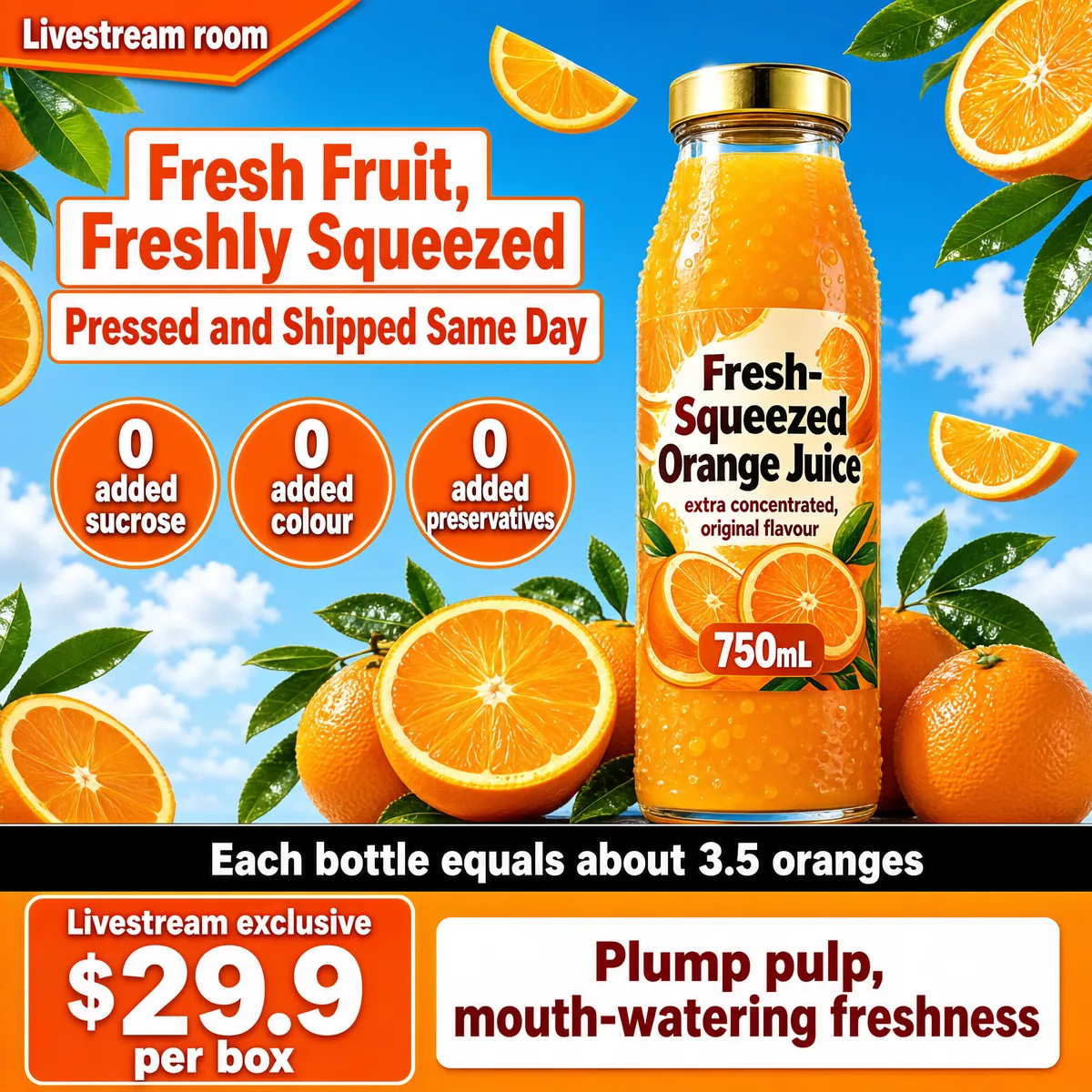 Fresh-Squeezed Orange Juice Product Image