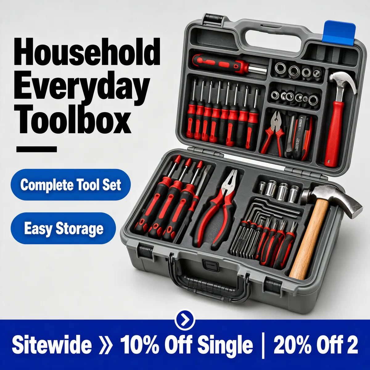 Household Everyday Toolbox Set